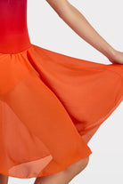 Body con gonna Degas C263-arancione