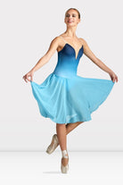 Body con gonna Degas C263-celeste