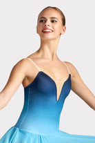 Body con gonna Degas C263-celeste