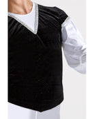 Casacca in velluto glitterato U67