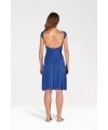 Vestito Svasato con Merletto e Fiocco V206