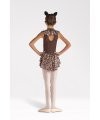 Body con Gonna da Leopardo W107
