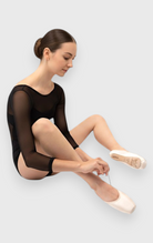 Punte danza con soletta intercambiabile Alina II-mascherina alta