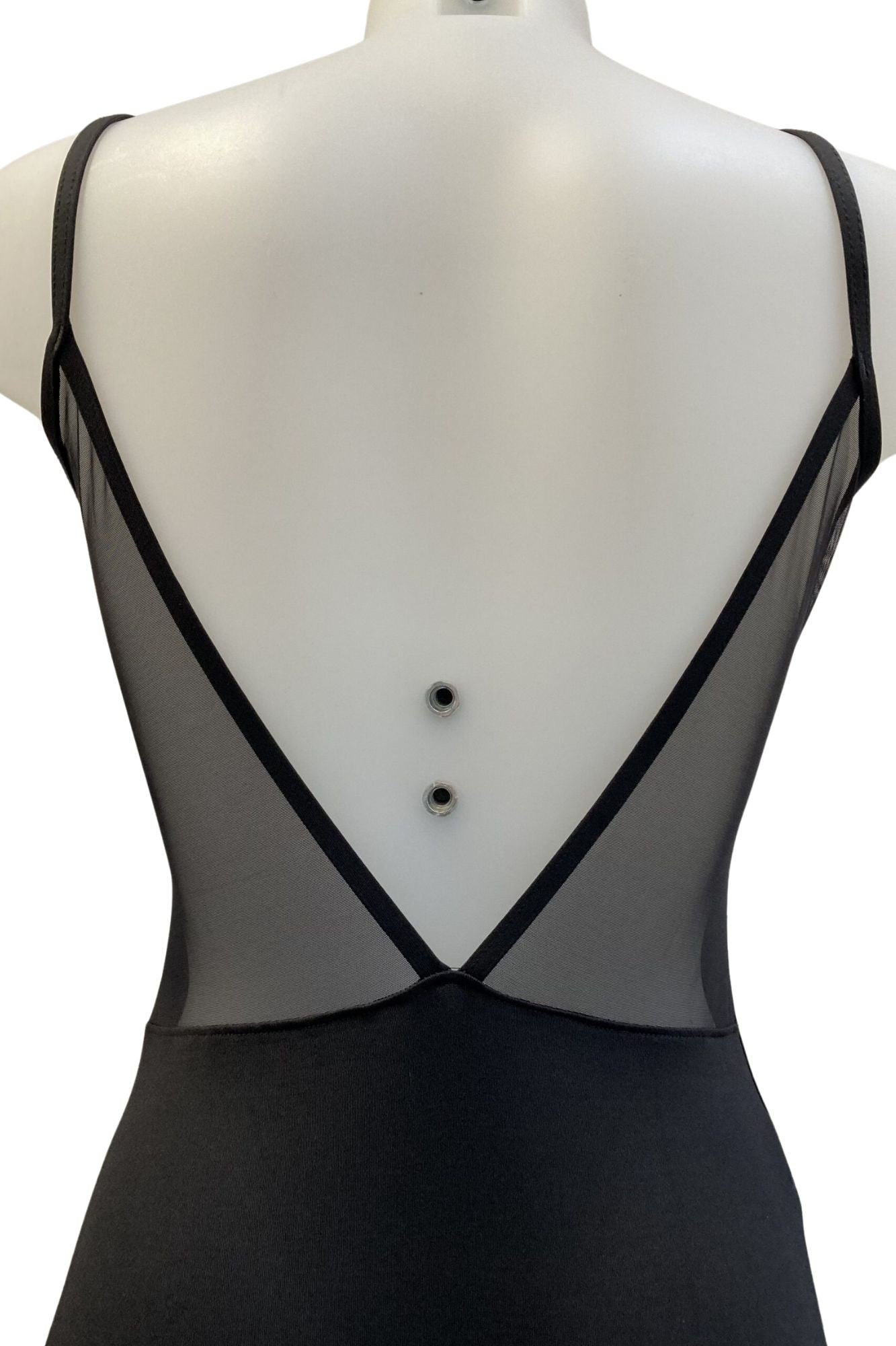 Body a bretelline con inserti in tulle Capezio 