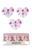 Set di 3 gomme con ballerine