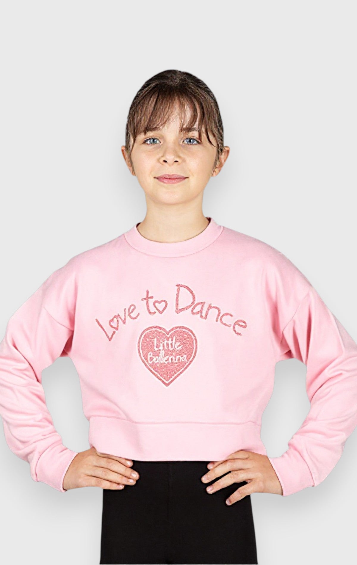 Felpa da bambina "Little Ballerina"