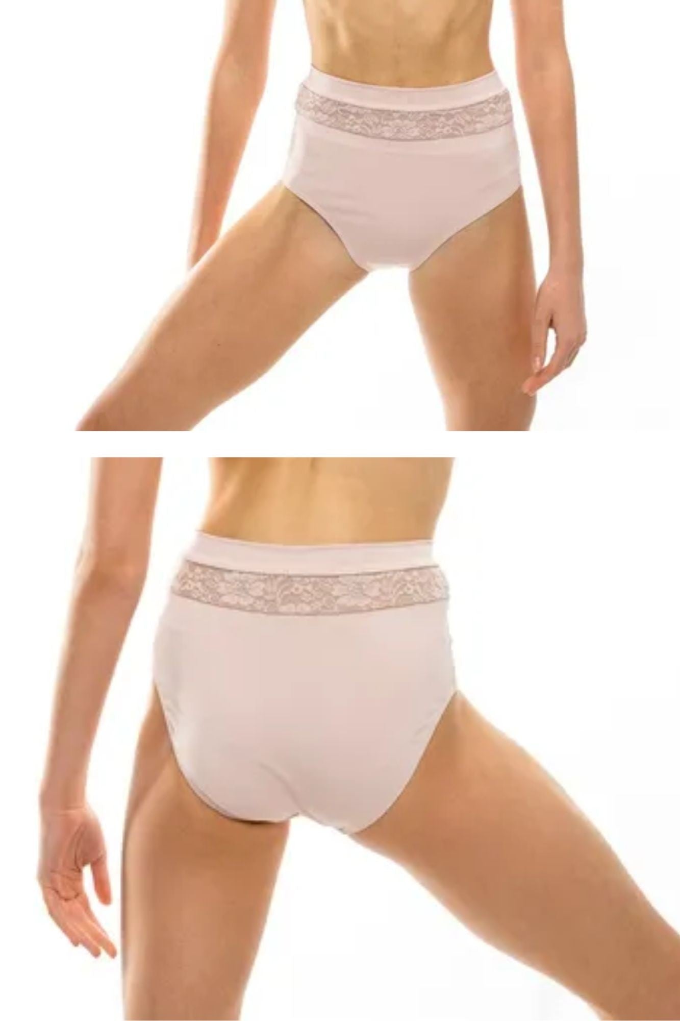 Culotte con fascia in pizzo Basilica Dancewear