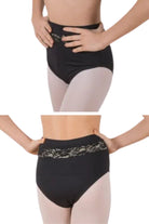 Culotte con fascia in pizzo Basilica Dancewear