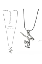 Collana con pendente ginnasta