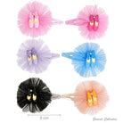 Coppia di clic clac con tulle e scarpette ballerina