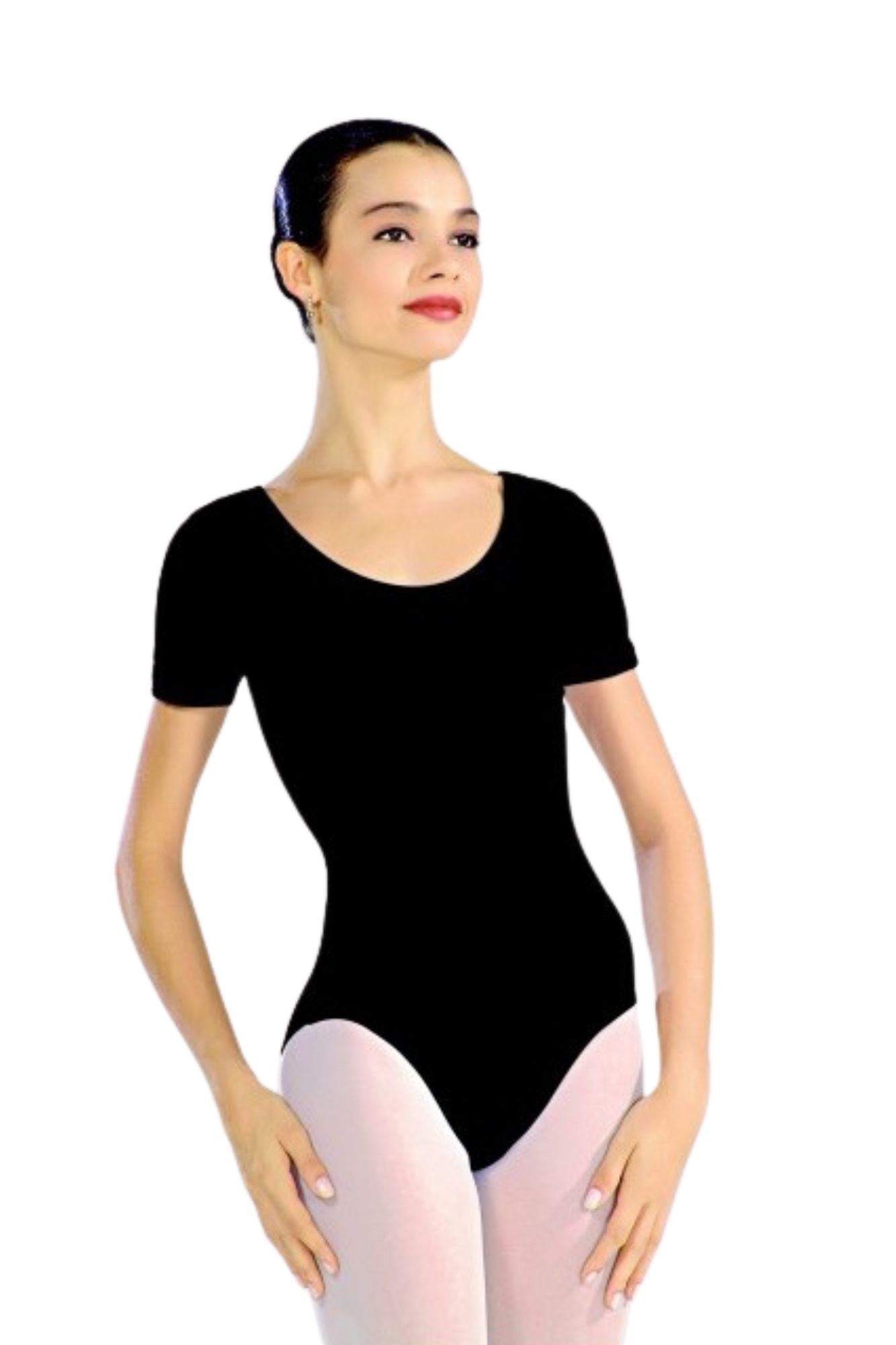 Body danza in cotone a maniche corte So Dança
