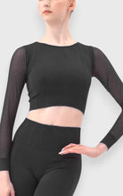 Maglia Crop danza manica lunga 180