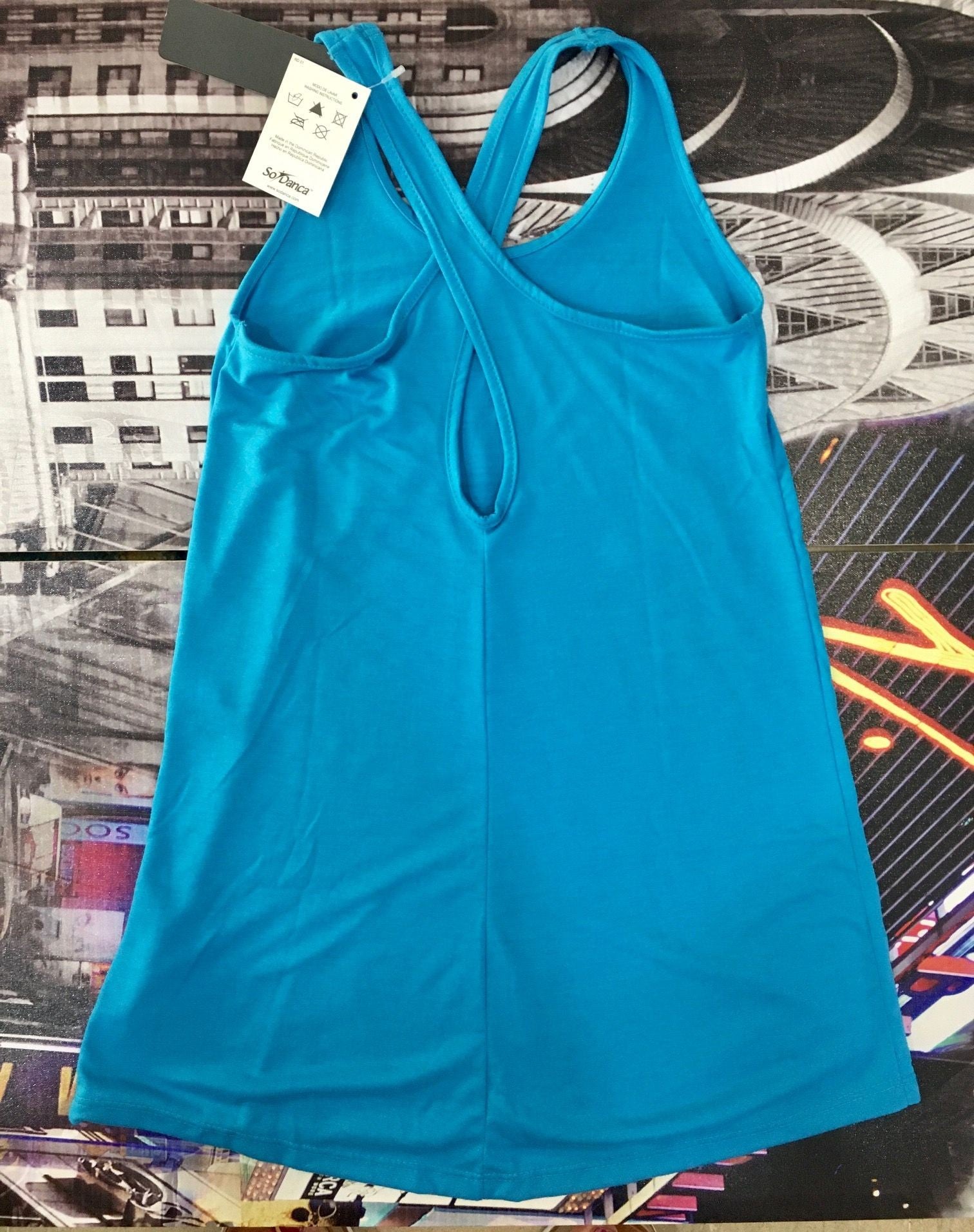 Abito/canotta con stampa ballerina So Dança