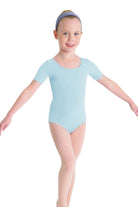Body danza a maniche corte in cotone Bloch CL5402