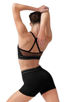 Short con Logo Bloch R90002 – Short da Danza Donna