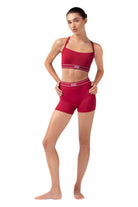 Short con Logo Bloch R90002 – Short da Danza Donna