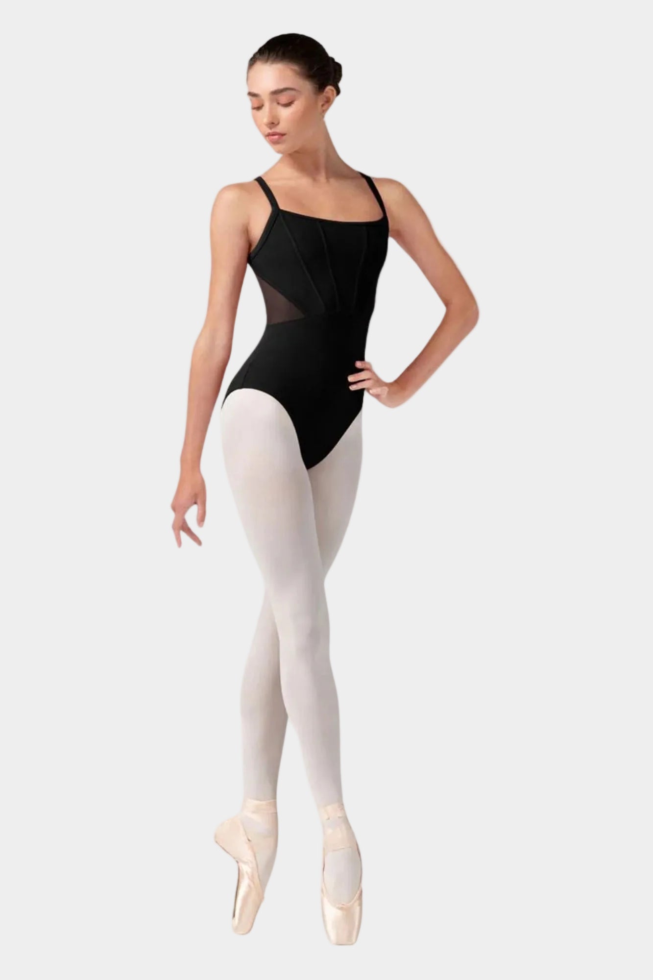 Body Danza Bloch Mia – Body Donna a Bretelline con Effetto Bustier