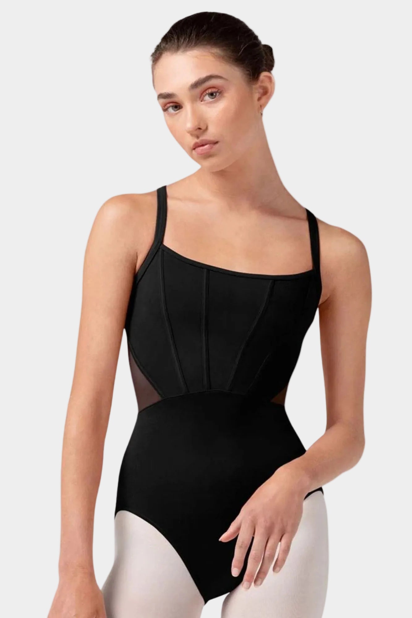 Body Danza Bloch Mia – Body Donna a Bretelline con Effetto Bustier