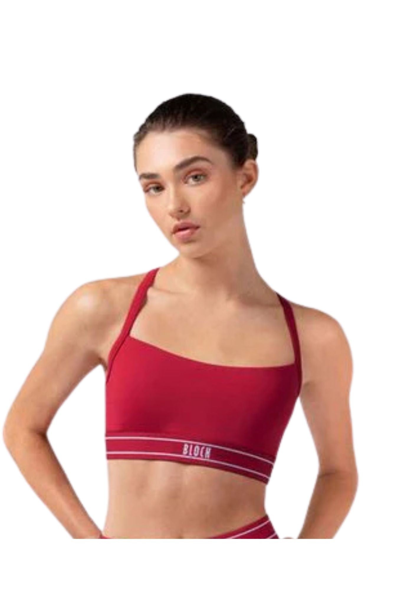 Top Danza Bloch Kaia Z30002 – Top Donna da Danza con Logo Bloch