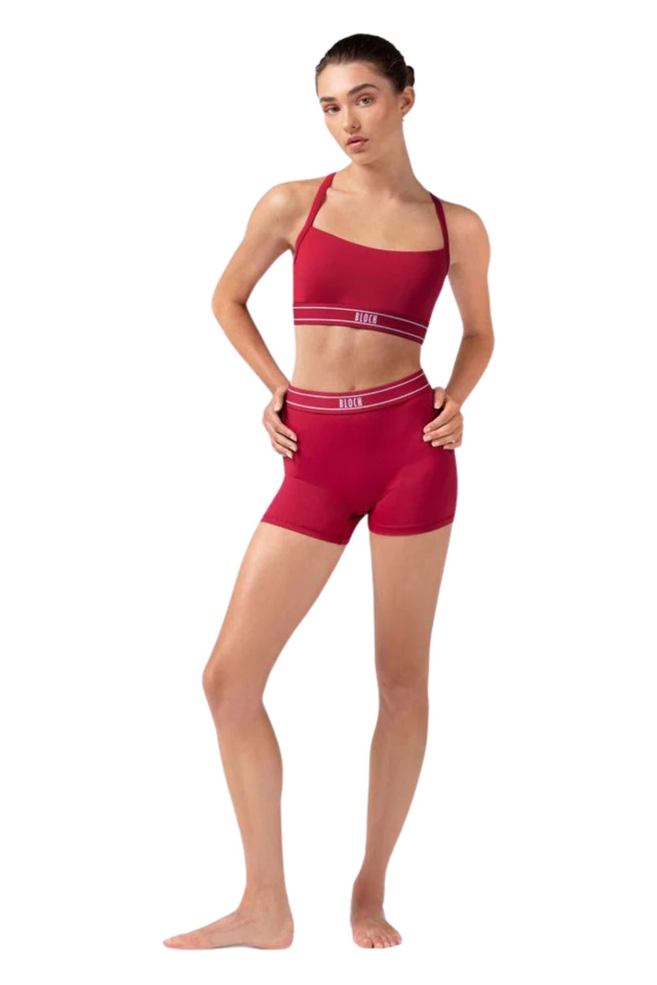 Top Danza Bloch Kaia Z30002 – Top Donna da Danza con Logo Bloch