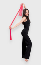 Pantaloni yoga larghi  in cotone con logo