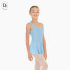 Dansez Vous LOLA – Body Donna con Spalline Larghe, Scollatura Squadrata e Gonna in Voile Elasticizzato