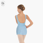 Dansez Vous LOLA – Body Donna con Spalline Larghe, Scollatura Squadrata e Gonna in Voile Elasticizzato