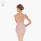 Dansez Vous LOLA – Body Donna con Spalline Larghe, Scollatura Squadrata e Gonna in Voile Elasticizzato