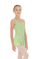 Dansez Vous LOLA – Body Donna con Spalline Larghe, Scollatura Squadrata e Gonna in Voile Elasticizzato
