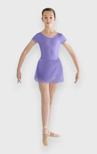 Body danza maniche corte con gonnellino by Bloch