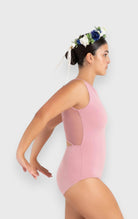 Body danza Capezio con inserto in microrete